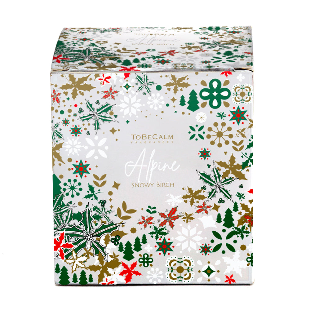 To Be Calm Alpine - Snowy Birch - Medium Candle