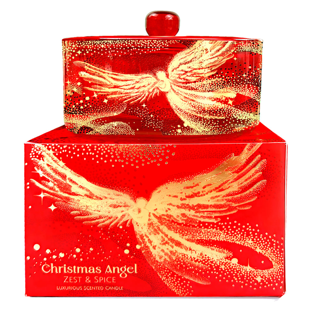 To Be Calm Christmas Angel - Zest & Spice - Large Candle