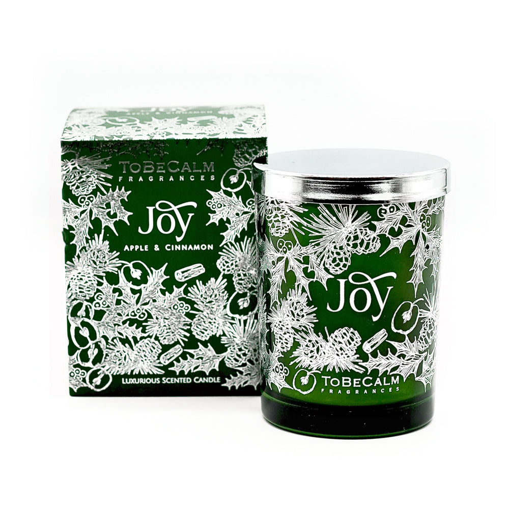 To Be Calm Joy - Apple & Cinnamon - Large Soy Candle