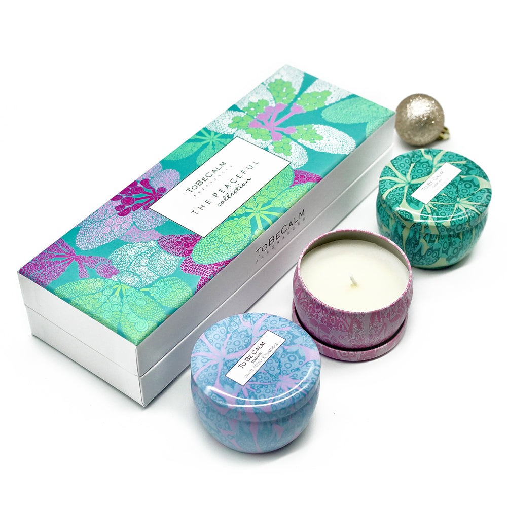 To Be Calm Peaceful - Mini Candle Trio