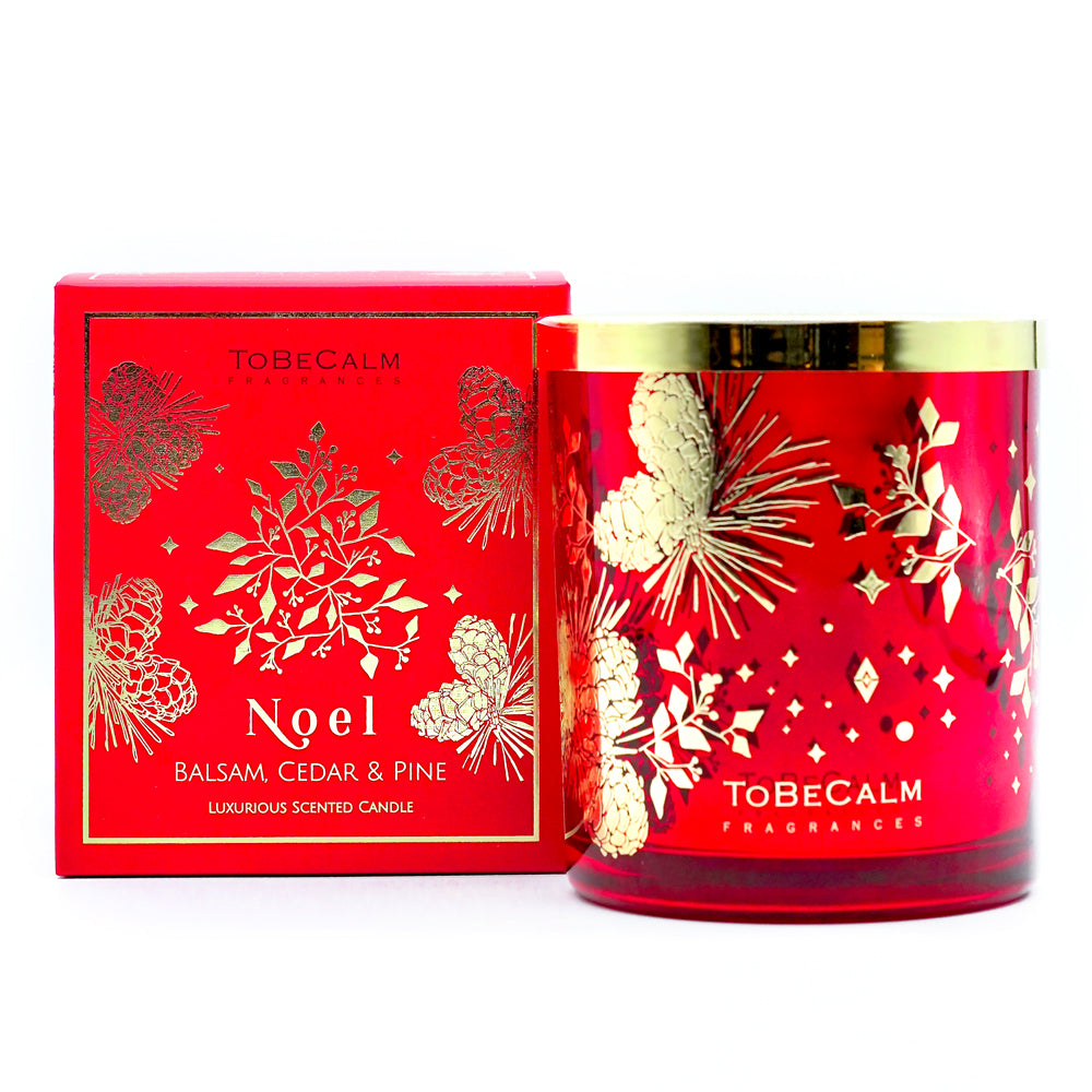 To Be Calm Noel - Balsam, Cedar & Pine - Luxury Large Soy Candle