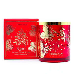 To Be Calm Noel - Balsam, Cedar & Pine - Luxury Large Soy Candle