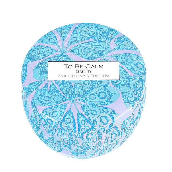 To Be Calm Serenity - White Peony & Tuberose Mini Soy Candle