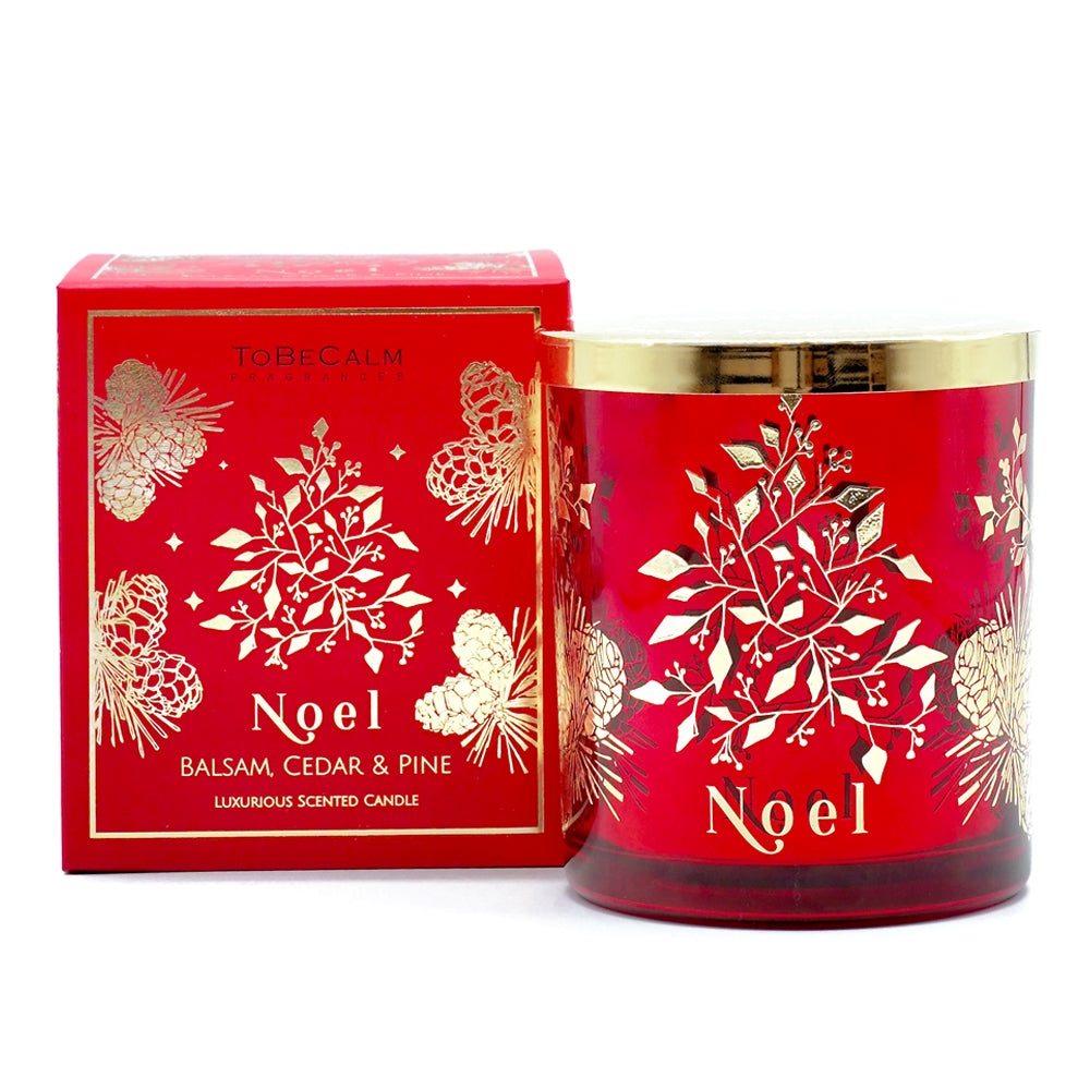 To Be Calm Noel - Balsam, Cedar & Pine - Luxury Large Soy Candle